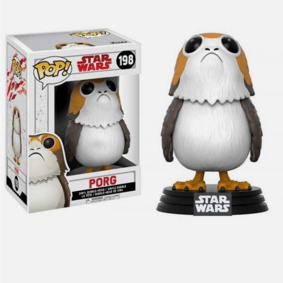Porg Star Wars Funko Pop 198 (Mouth Closed) - Picture 1 of 1